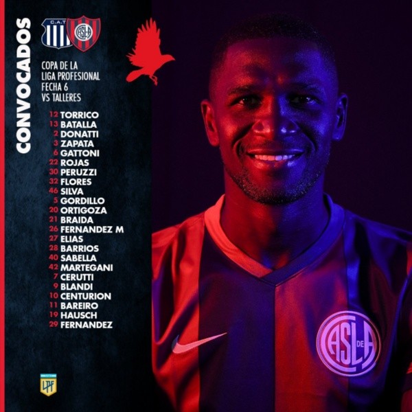 Foto: Twitter oficial de San Lorenzo.