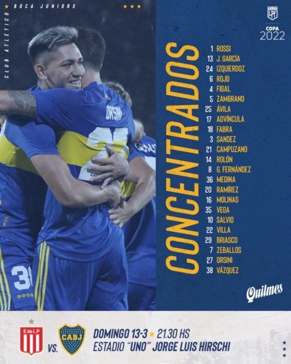 Foto: Twitter oficial de Boca.