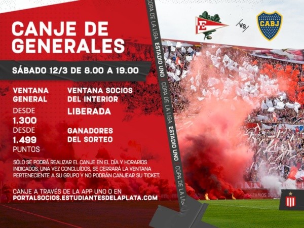 Foto: Twitter oficial de Estudiantes.