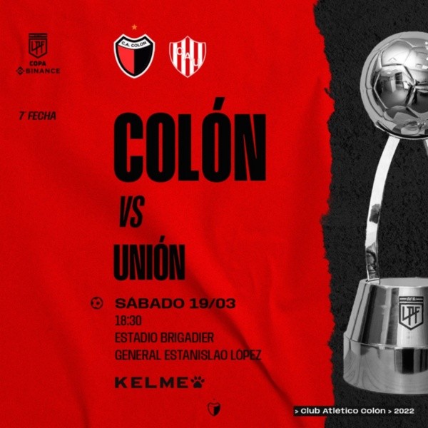 Foto: Twitter oficial de Colón.