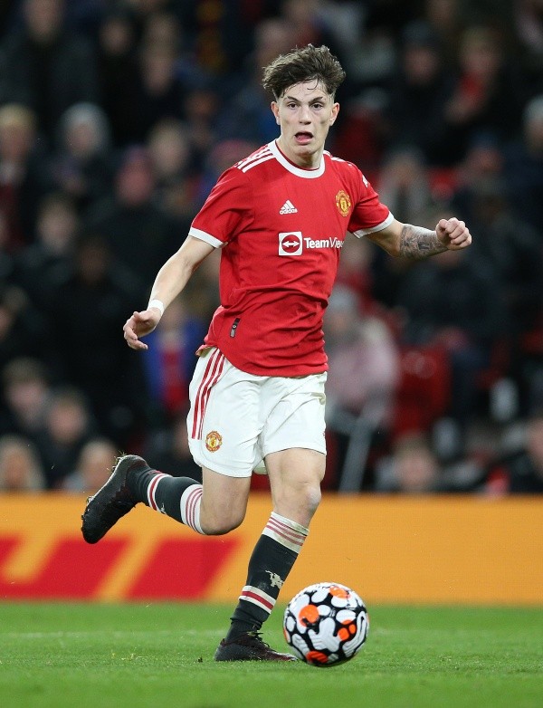 Garnacho tendría minutos en la Selección Argentina en esta doble fecha.