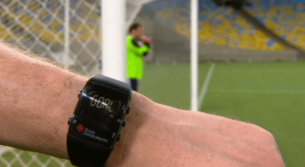 El DAG avisa al reloj del árbitro si es gol o no gol.