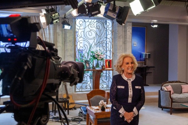 Mirtha Legrand en ‘La noche de Mirtha’. Fuente: (Getty images)