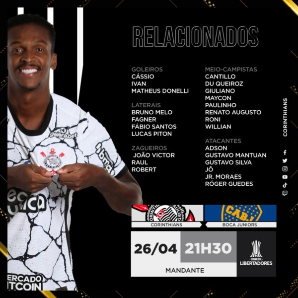 Foto: Corinthians oficial