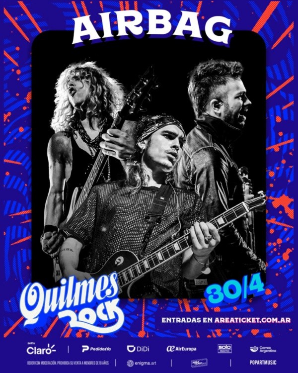 Airbag en el Quilmes Rock 2022.