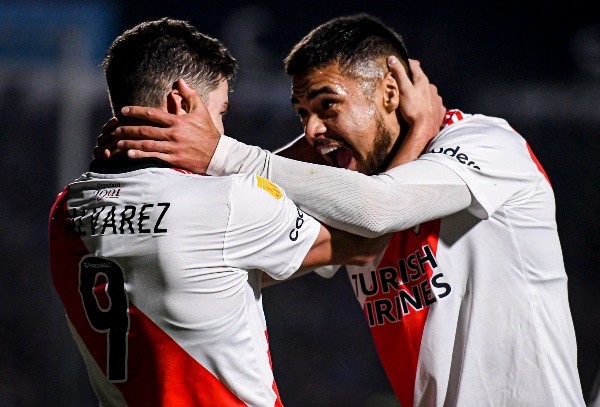 El festejo del gol de Julián Alvarez (Getty Images).