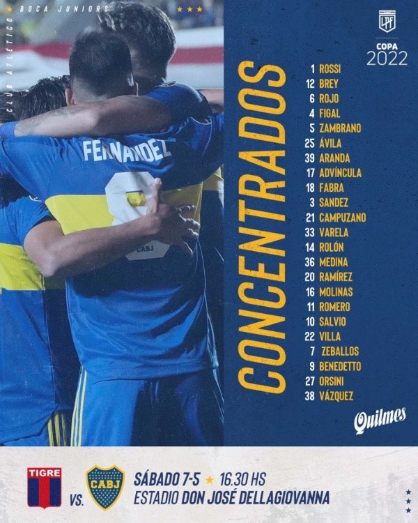 Foto: Boca Jrs Oficial