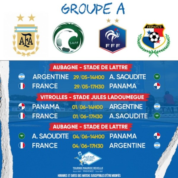 Foto: Twitter Tournoi Maurice Revello