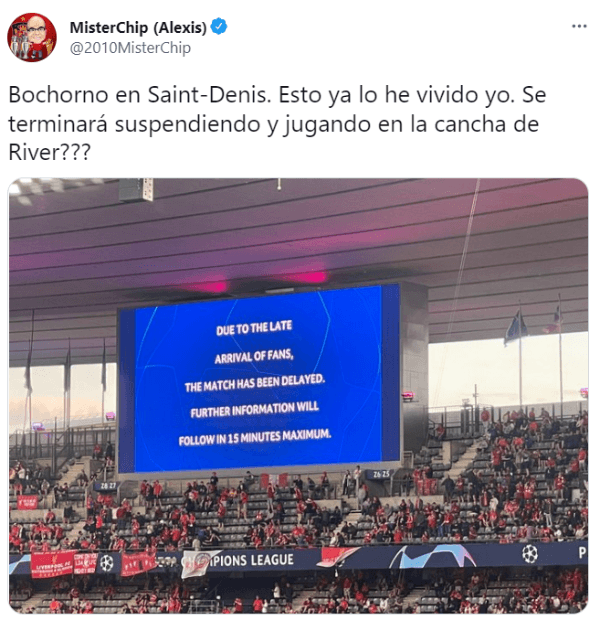 El sorpresivo tuit de MisterChip en la previa de Liverpool vs. Real Madrid.