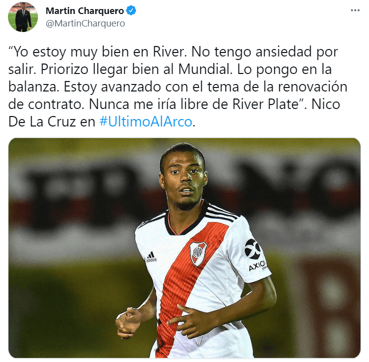 De la Cruz habló sobre su futuro.