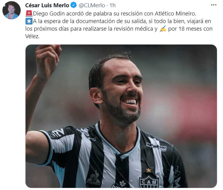 Godín a Vélez.