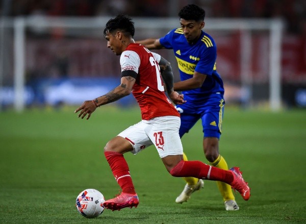 Blanco en el último Boca-Independiente (foto: Getty)