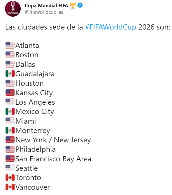Ciudades confirmadas: ¿en qué sedes ya jugó Argentina por la Copa del Mundo y cómo le fue?
