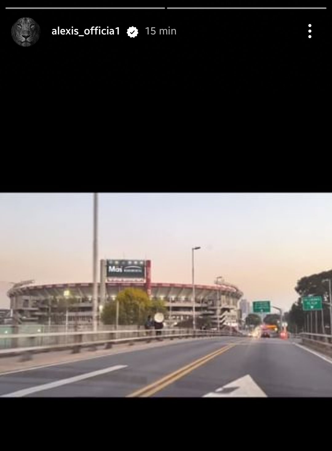 La story que subió Sánchez en Instagram