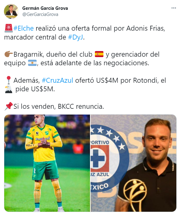 Adonis Frías: de soñar con Boca a ¿causar la renuncia de Beccacece en Defensa y Justicia?