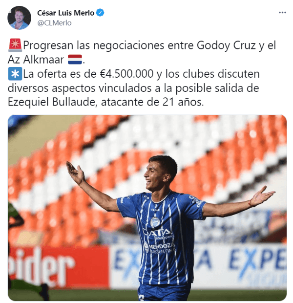 Lo quería Gallardo y un club europeo ofreció 4,5 millones de euros por su pase.