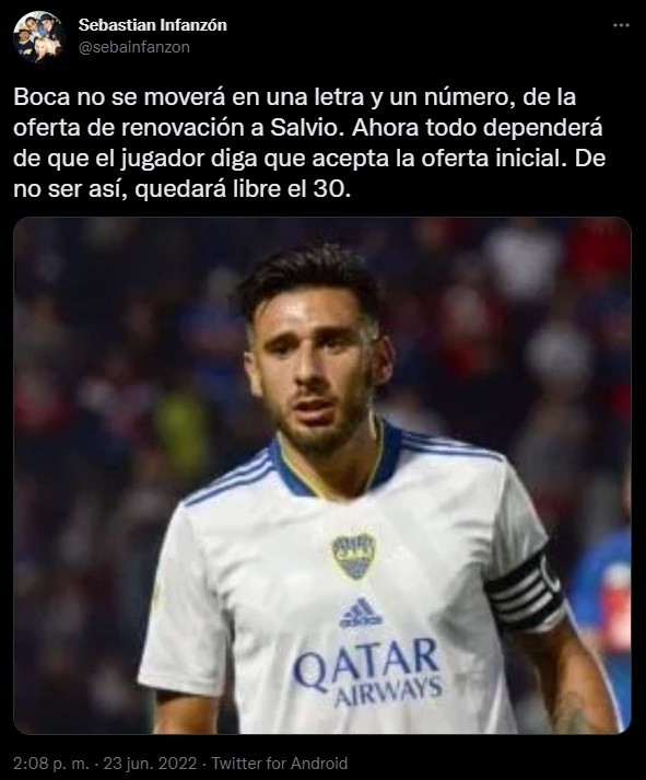 La situación de Salvio.