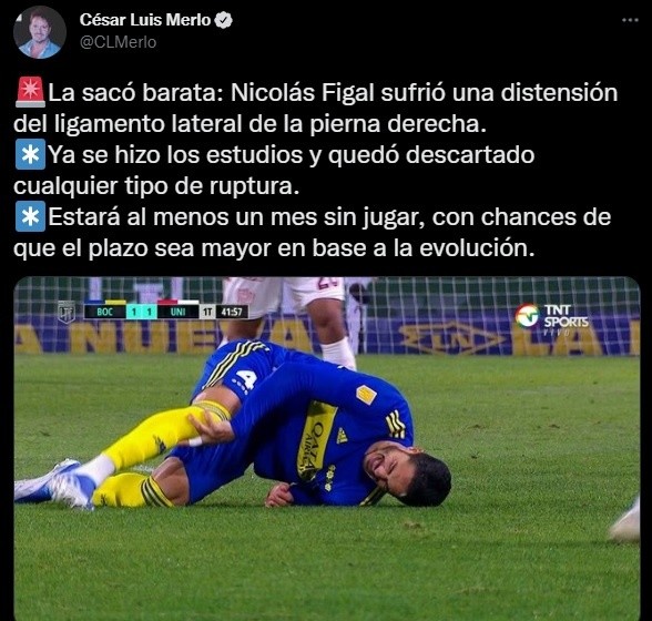 La lesión de Figal.