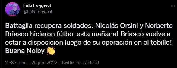 Briasco y Orsini están de regreso.