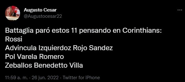 La formación de Boca.