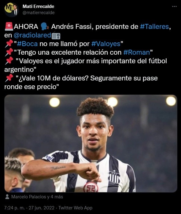 ¿Valoyes vale 10 millones?