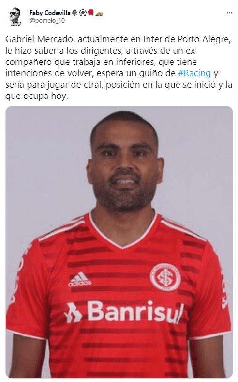 Gabriel Mercado podría volver al fútbol argentino, pero no a River.