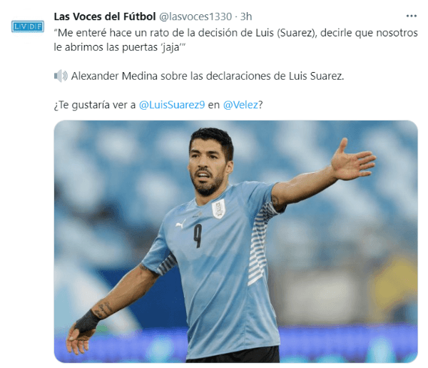 “Le abrimos las puertas”: a Suárez lo quiere el equipo menos pensado.