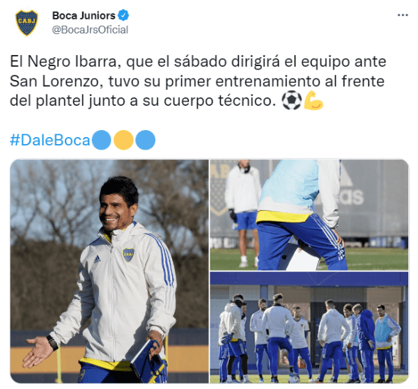 Boca vía Twitter