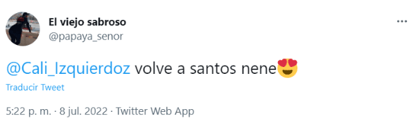 Algunos hinchas de Santos Laguna quieren al Cali.