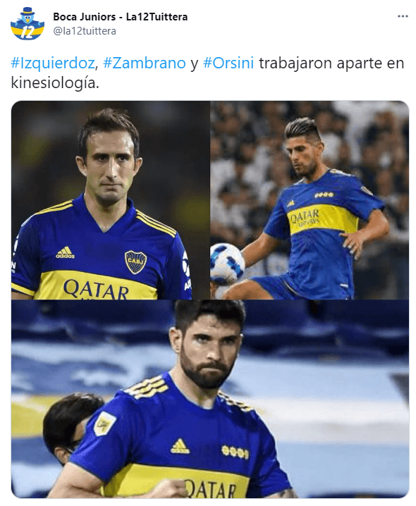 Los tres jugadores de Boca que entrenan diferenciados y podrían no jugar ante Talleres.