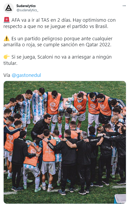 La AFA tomó una decisión respecto al Argentina vs. Brasil que quedó pendiente por Eliminatorias.