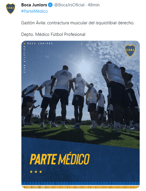 El comunicado de Boca.
