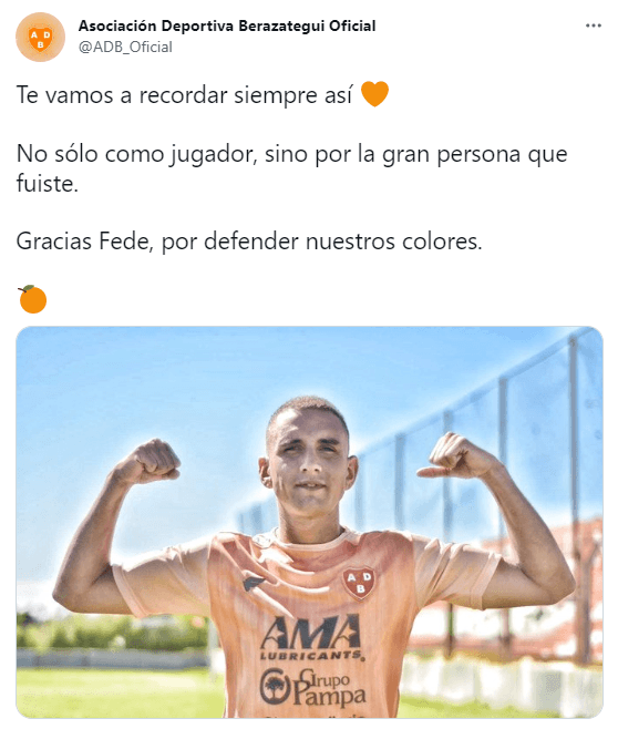 Fútbol de luto: asesinaron a un jugador de Berazategui.