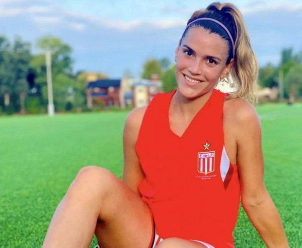 Sasha Gigliani, futbolista de Estudiantes de La Plata