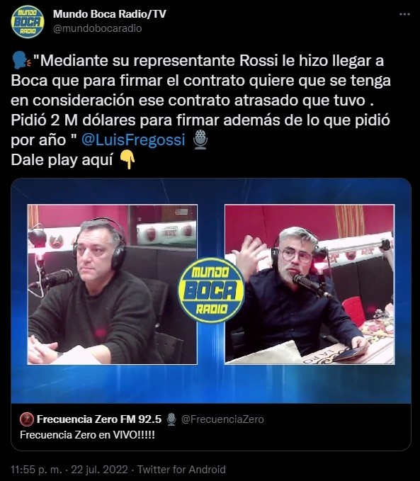 La situación de Rossi.