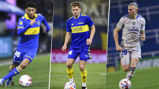 Medina, Rolón y Briasco, a Reserva. (Fotos: Getty Images)