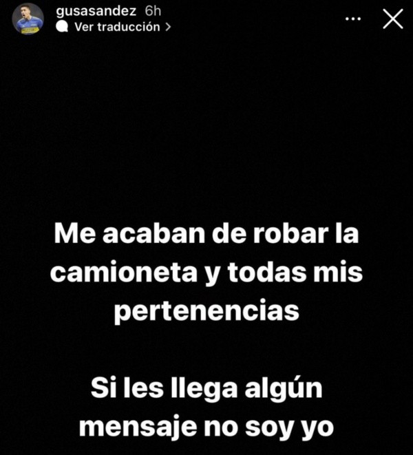 Le robaron a Sández.