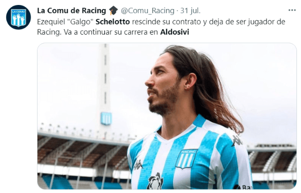 Se fue libre: el Aldosivi de Somoza se quedó con un jugador que Racing contrató como figura.