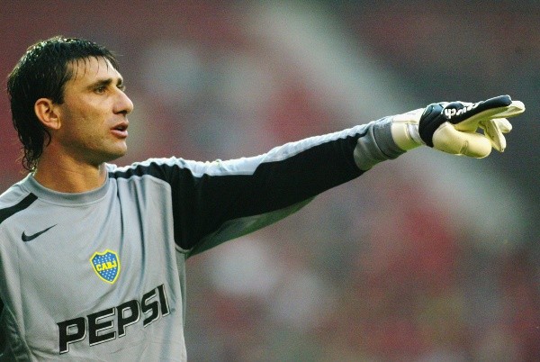 El Pato Abbondanzieri bancó a Rossi.