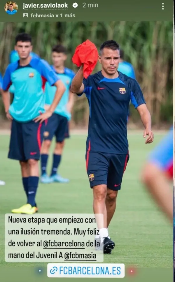 Instagram Javier Saviola