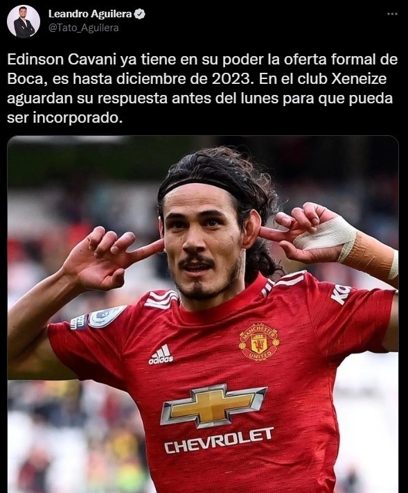 El movimiento de Boca.