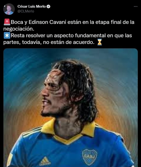 ¿Llega Cavani?