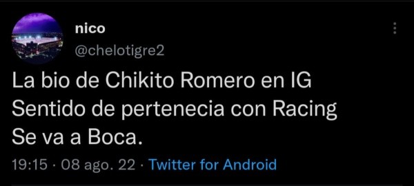 Los comentarios de los hinchas.