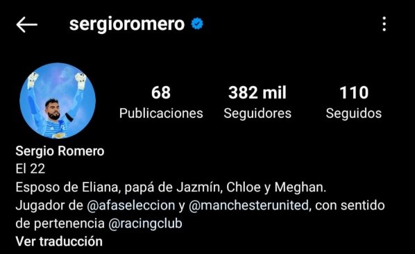 La biografía de Romero.