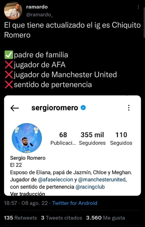 Los comentarios de los hinchas.