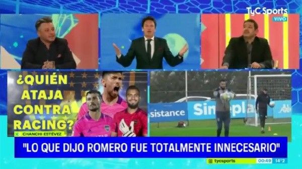 Chanchi Estévez, contra Romero.