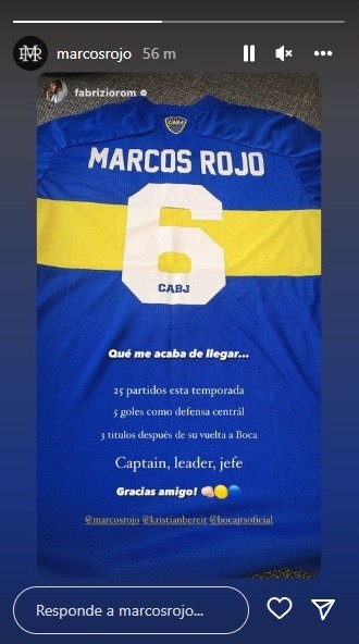 La historia de Fabrizio Romano que reposteó Rojo.