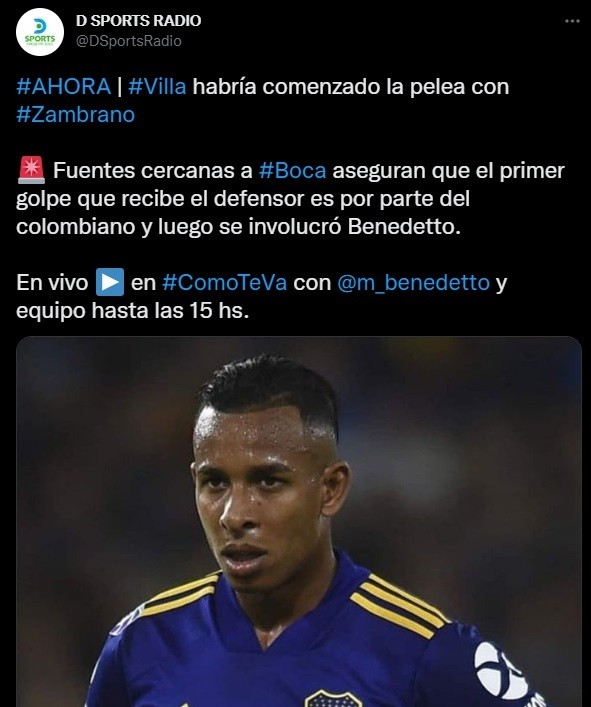 ¿Villa inició la pelea?