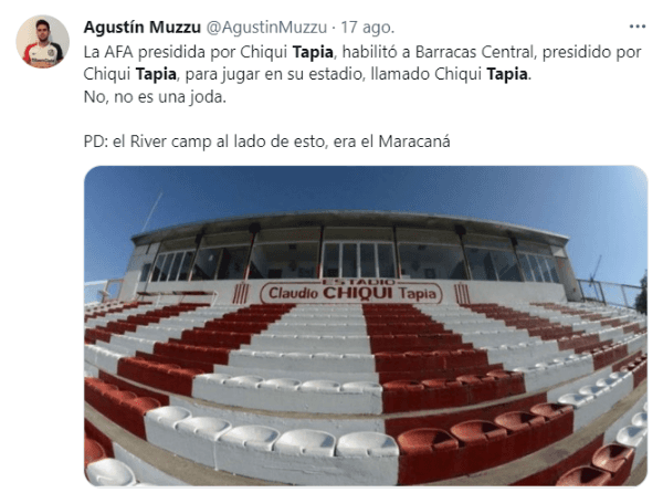 El equipo de Chiqui Tapia escribirá otro capítulo polémico en su historia.