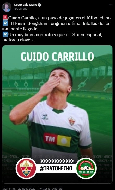 La situación de Carrillo.